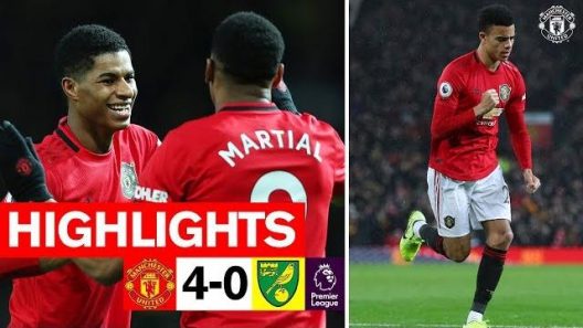 مانشتر يونايتد 4-0 نورويتش سيتي | الدوري الانجليزي الممتاز